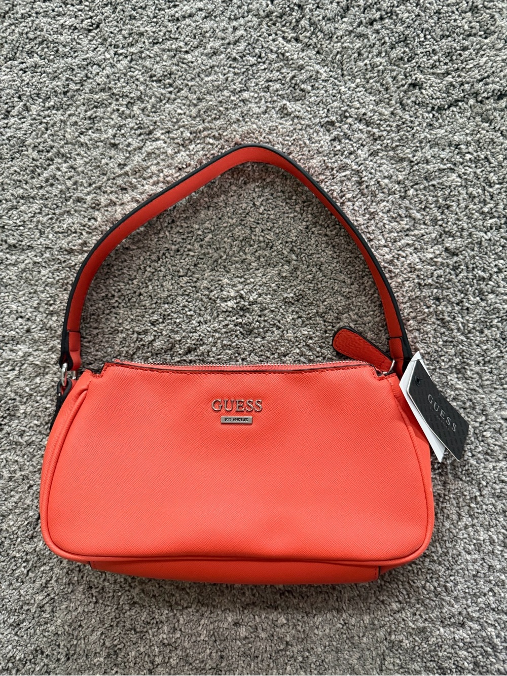 NWT GUESS Pumpkin Melwani Shoulder Bag SF780712